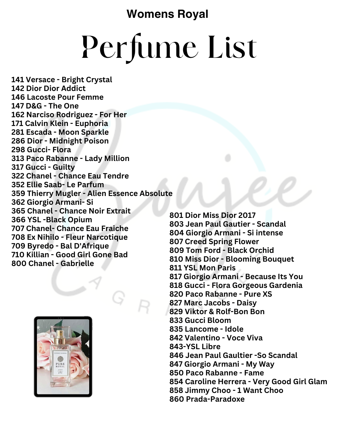 Pre-order Royal Perfume