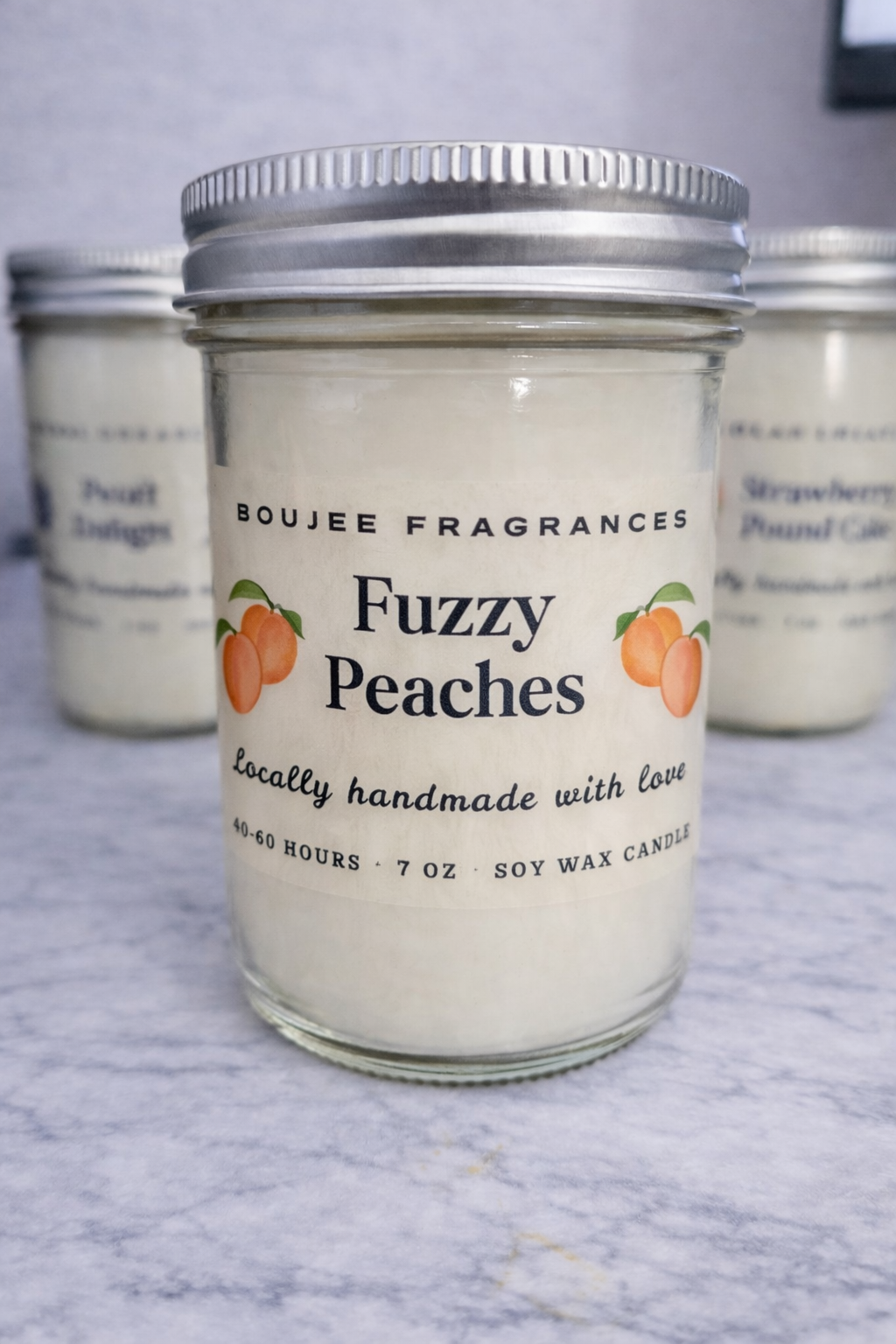 Fuzzy Peaches Soy Candle