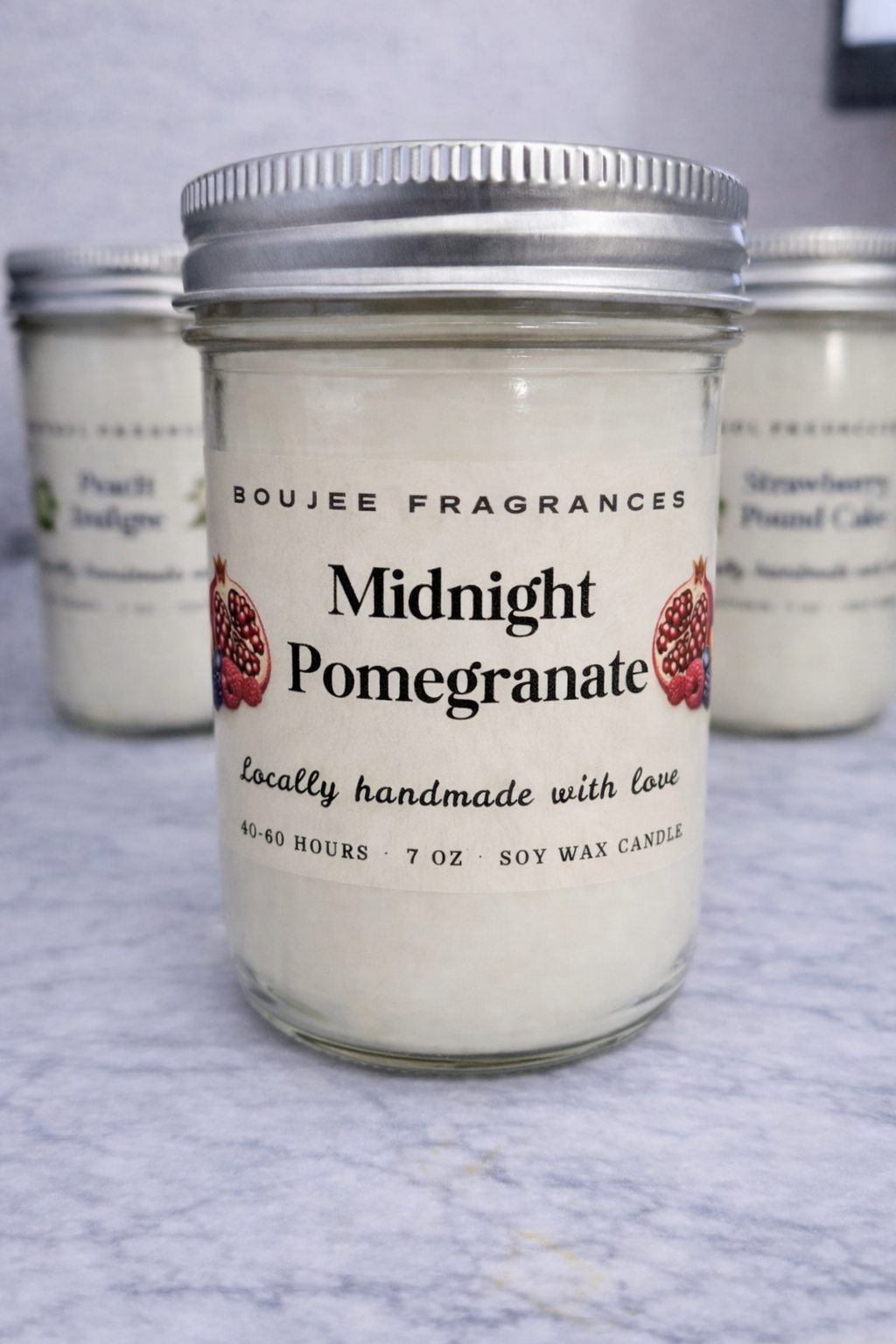 Midnight Pomegranate Soy Candle
