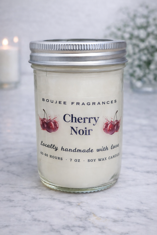 Cherry Noir Soy Candle