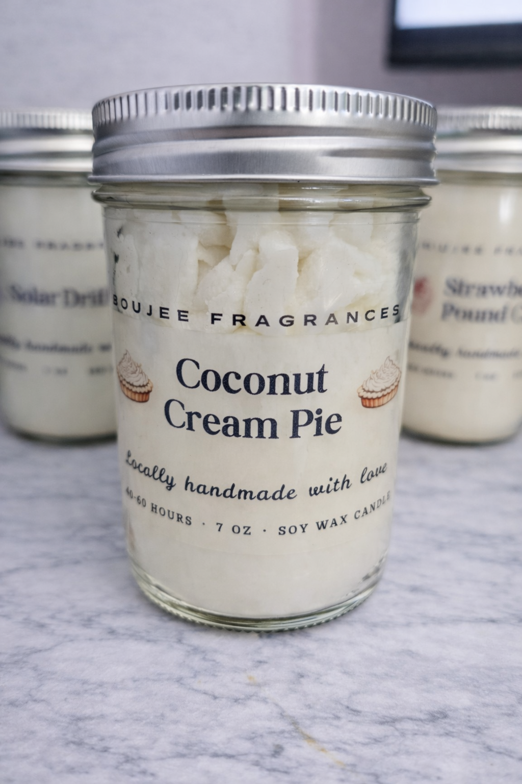 Coconut Cream Pie Soy Candle