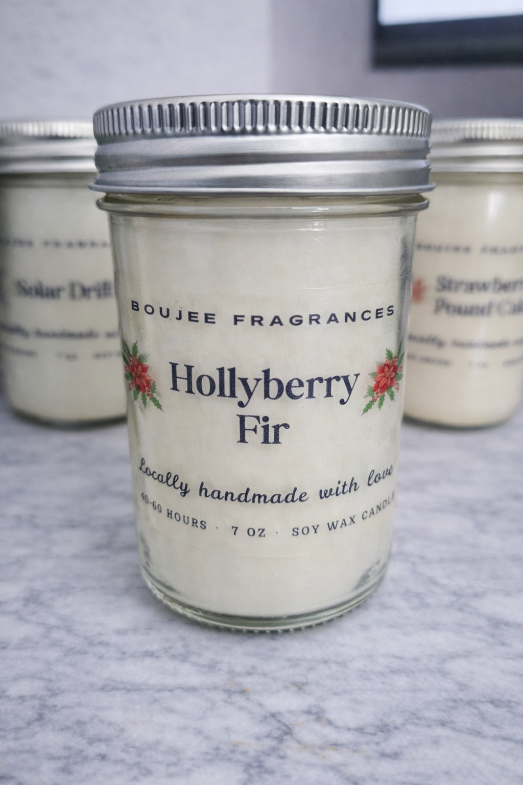 Hollyberry Fir Soy Candle