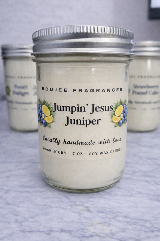 Jumpin' Jesus Juniper Soy Candle