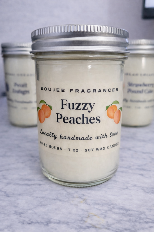 Fuzzy Peaches Soy Candle
