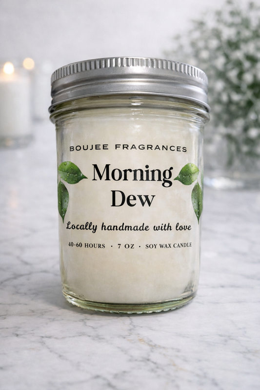 Morning Dew Soy Wax Candle